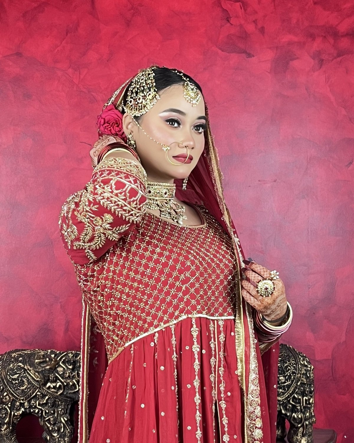 Bridal makeup